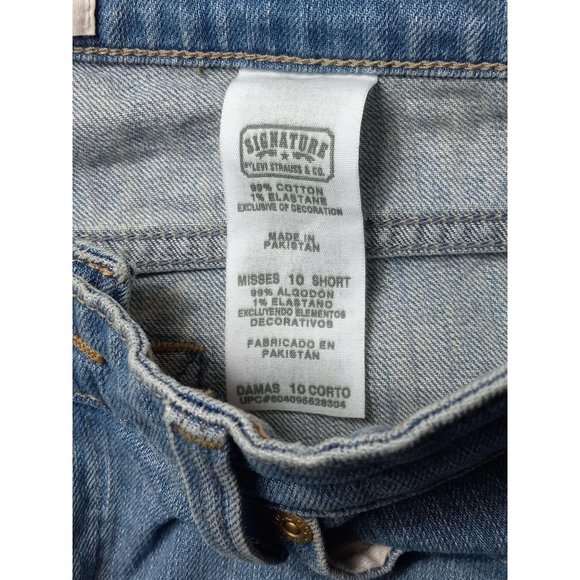 Levi's Low Rise Bootcut size 10 denim blue jeans - Picture 8 of 10